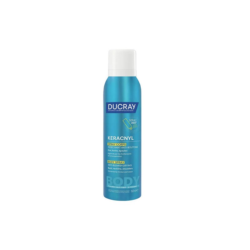 Ducray Keracnyl Spray cuerpo secante...