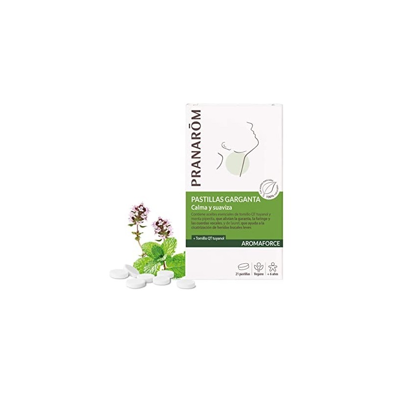 AROMAFORCE PASTILLAS CALMANTES, PRANAROM