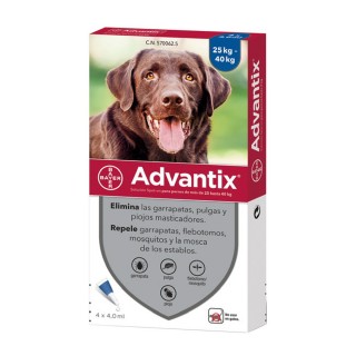 ADVANTIX PIPETAS +25 KG