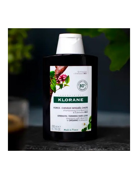 Klorane Champú a la Quinina y Edelweiss BIO 400ML